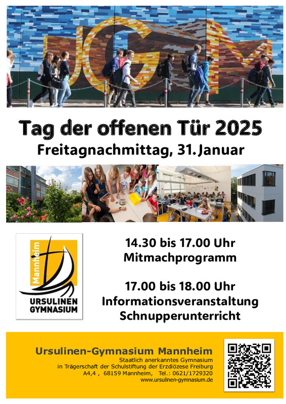 Einladung zum Tag der offenen Tür 2025 Einladung zum Tag der offenen Tür 2025