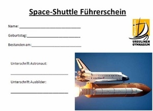Space Shuttle Führerschein Space Shuttle Führerschein