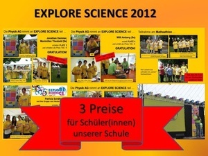 UG-Teilnahme Explore Science 2012 UG-Teilnahme Explore Science 2012