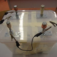 Fallbox mit elektromagnetischer Halterung