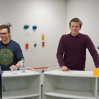 David Vegar und Konstantin John im Finale (Sekundarstufe II) des Regionalwettbewerbs 2018