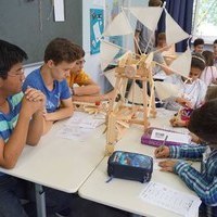 Windenergie-Lernstation an der Keplerschule in Mannheim